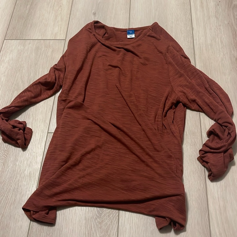 Dark orange small old navy long sleeve